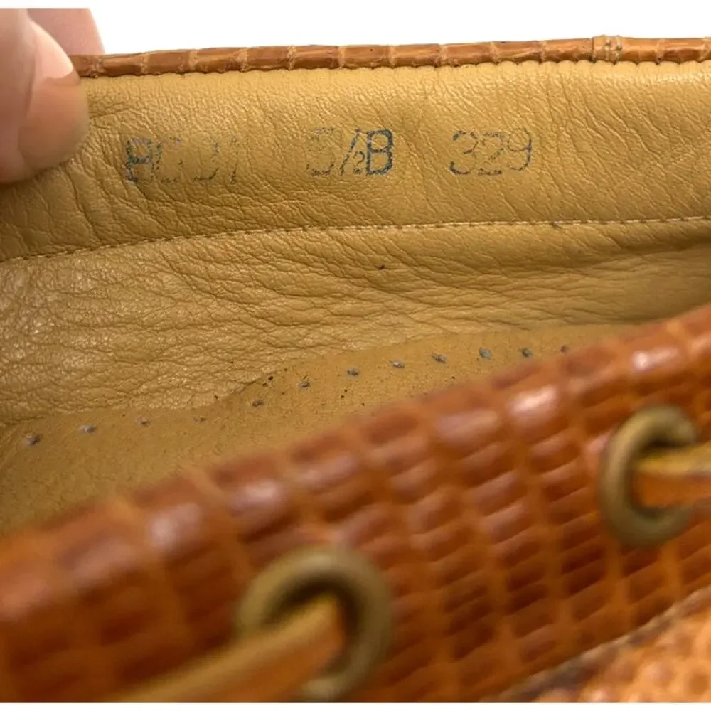 Bid Kids 4 B | LOUNGE LIZARDS Lizard Skin Sip-on Deck Boat Shoes